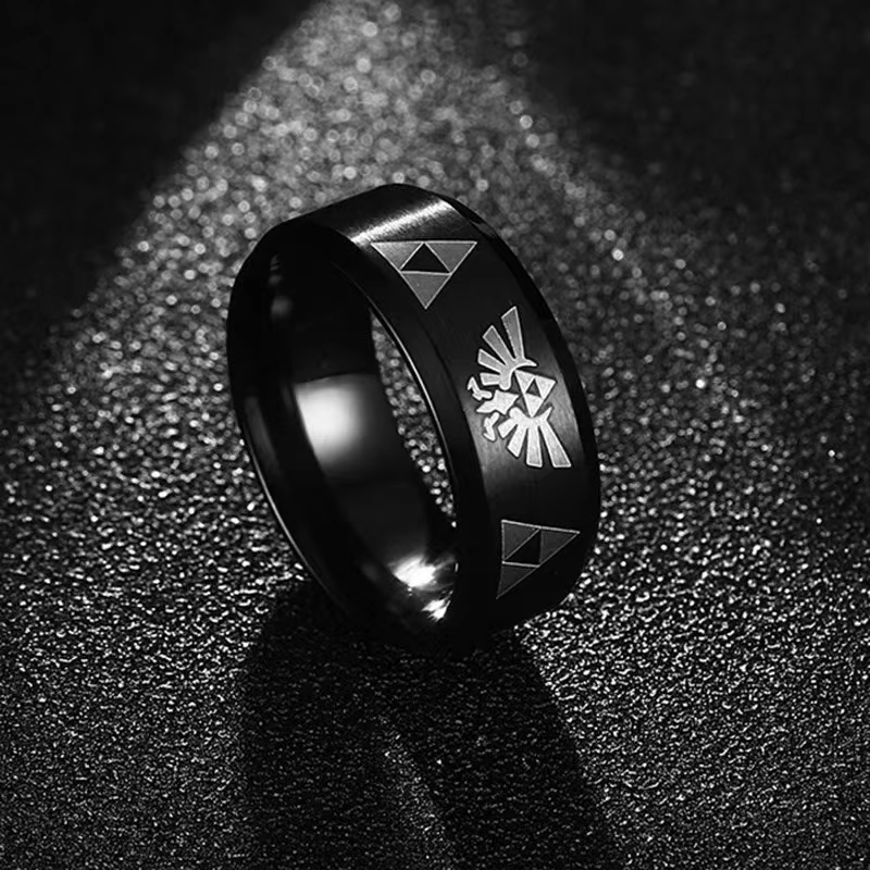 Fashion Anime Triforce Triangl - Initial Ring Custom บทวิจารณ์และราคา