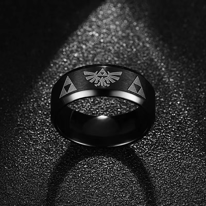 Fashion Anime Triforce Triangl - Initial Ring Custom บทวิจารณ์และราคา