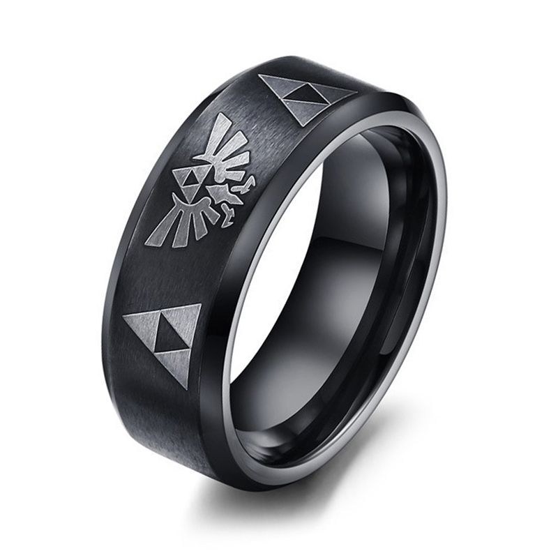Fashion Anime Triforce Triangl - Initial Ring Custom บทวิจารณ์และราคา