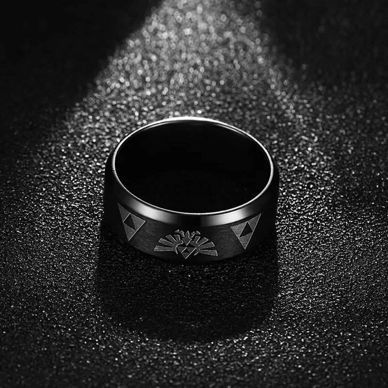Fashion Anime Triforce Triangl - Initial Ring Custom บทวิจารณ์และราคา