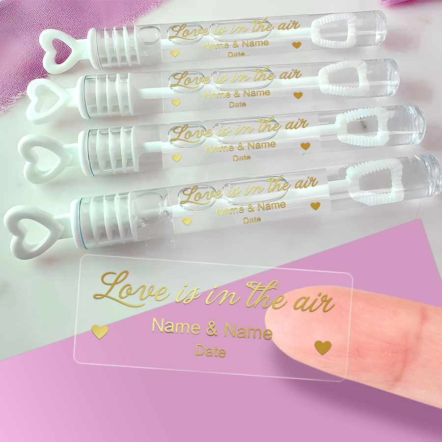 ‌Personalized Gold Foil Waterp - Personalised Candle Label บทวิจารณ์และราคา
