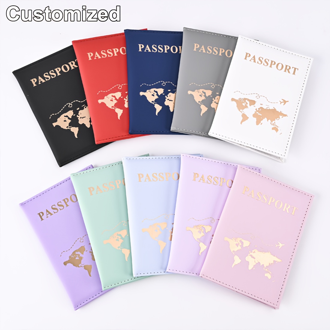 Custom Name World Map Passport - Personalized Name Box บทวิจารณ์และราคา