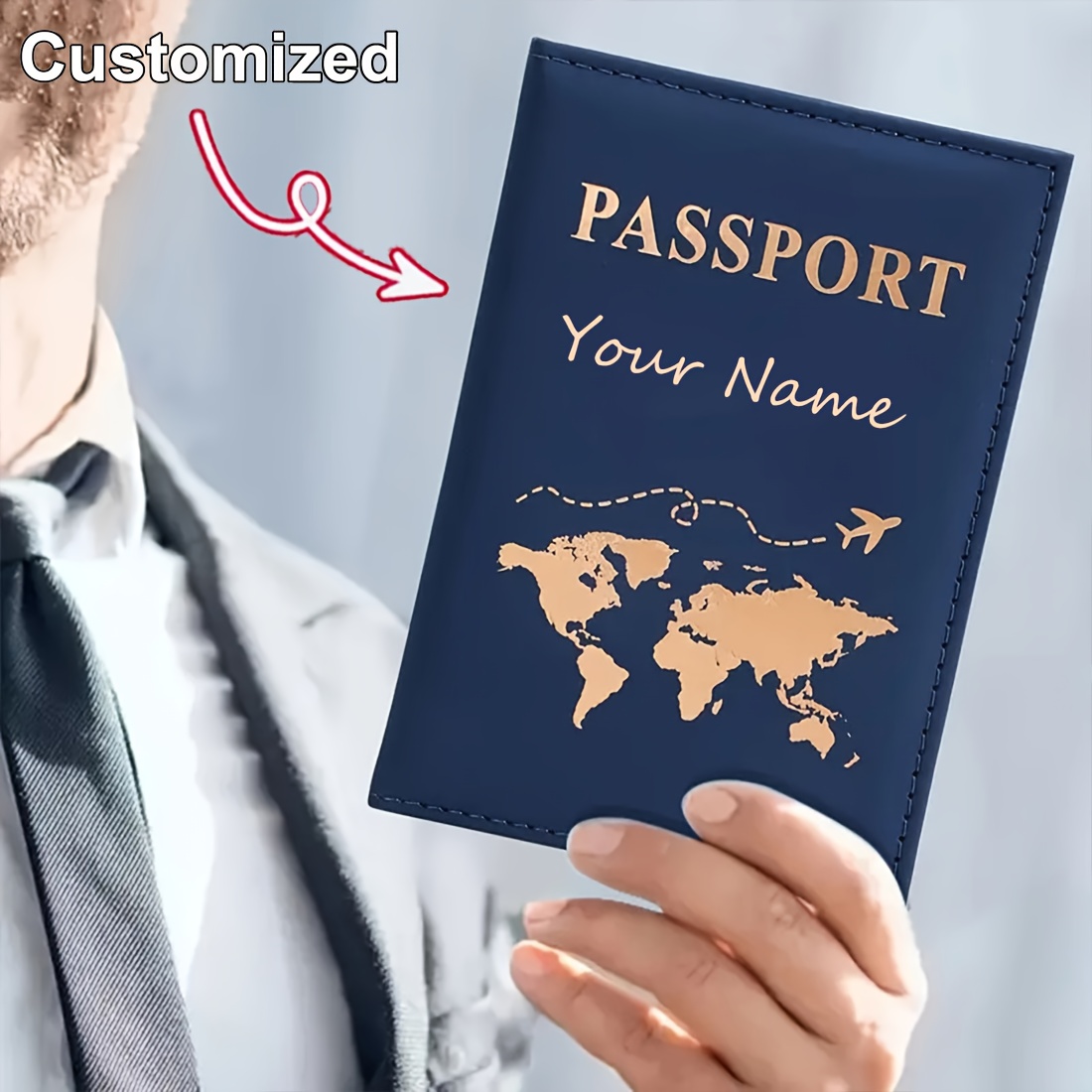 Custom Name World Map Passport - Personalized Name Box บทวิจารณ์และราคา