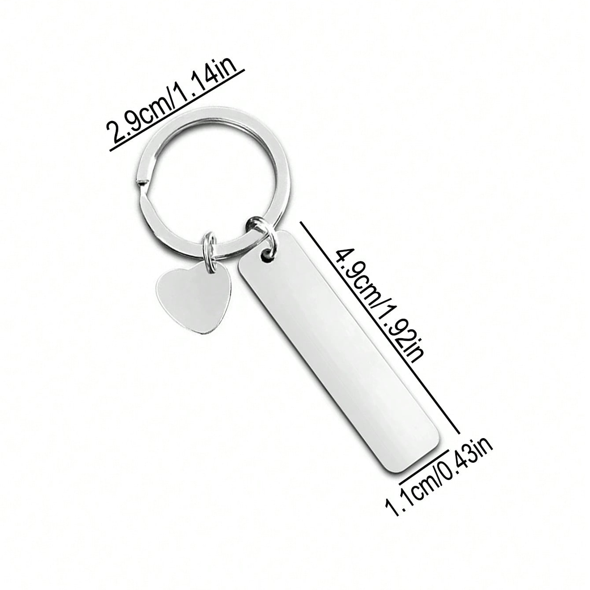 Custom Text Keychain Personali - Initial Ring Custom บทวิจารณ์และราคา