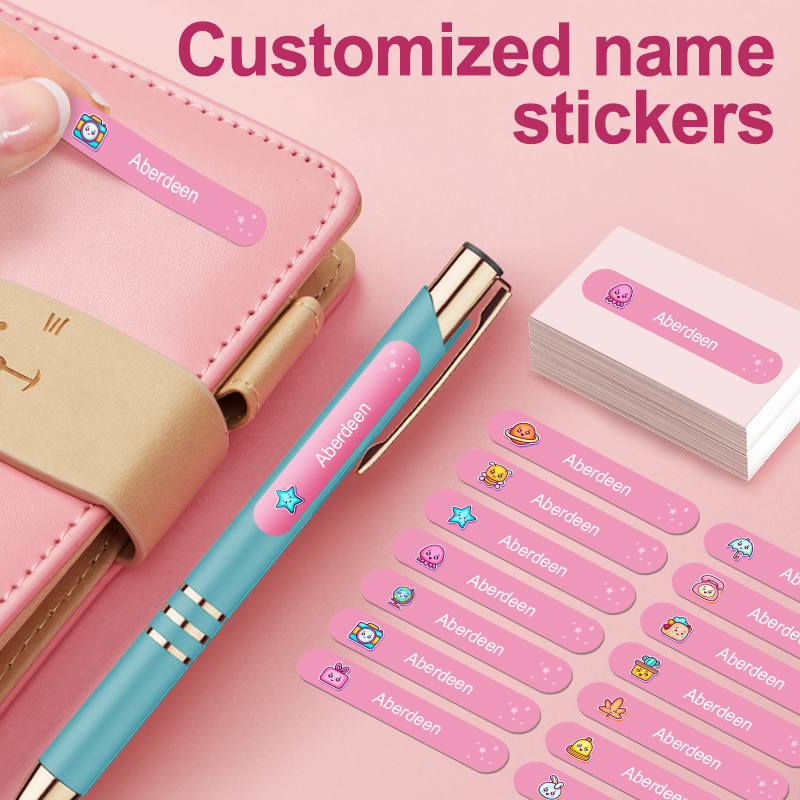 Personalized Waterproof Sticke - Personalized Name Box บทวิจารณ์และราคา
