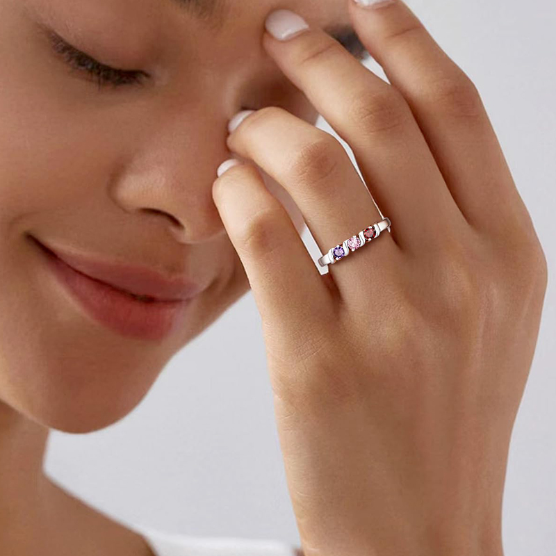 Personalized Names Ring with 1 - Initial Ring Custom บทวิจารณ์และราคา