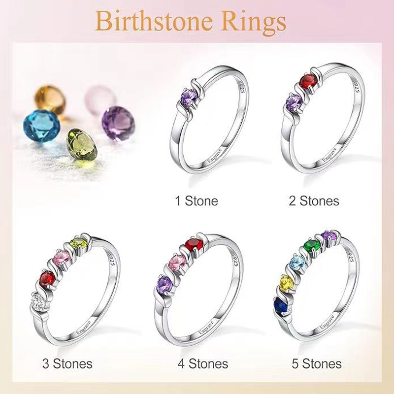Personalized Names Ring with 1 - Initial Ring Custom บทวิจารณ์และราคา
