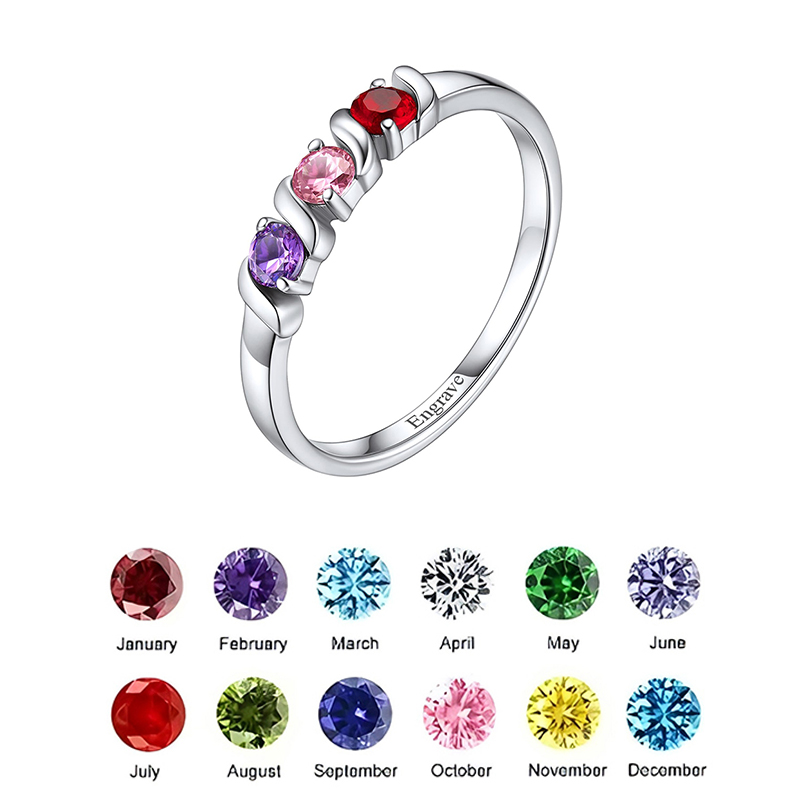 Personalized Names Ring with 1 - Initial Ring Custom บทวิจารณ์และราคา