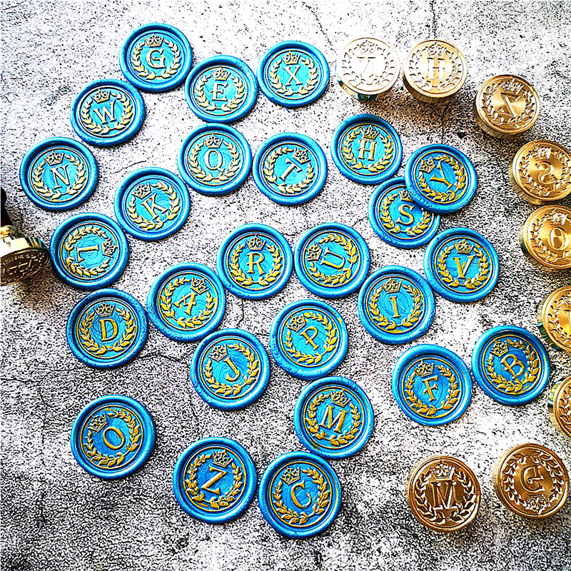 26 Letter A - Z crown Wax Seal - Wax Seal Letter Kit บทวิจารณ์และราคา
