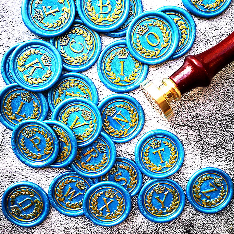 26 Letter A - Z crown Wax Seal - Wax Seal Letter Kit บทวิจารณ์และราคา