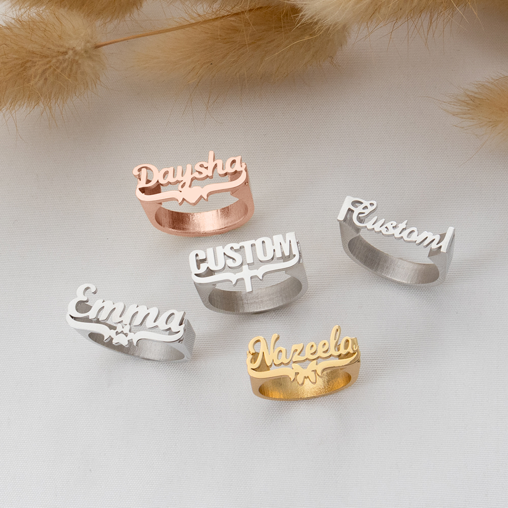 Customized Name Rings, Persona - Initial Ring Custom บทวิจารณ์และราคา