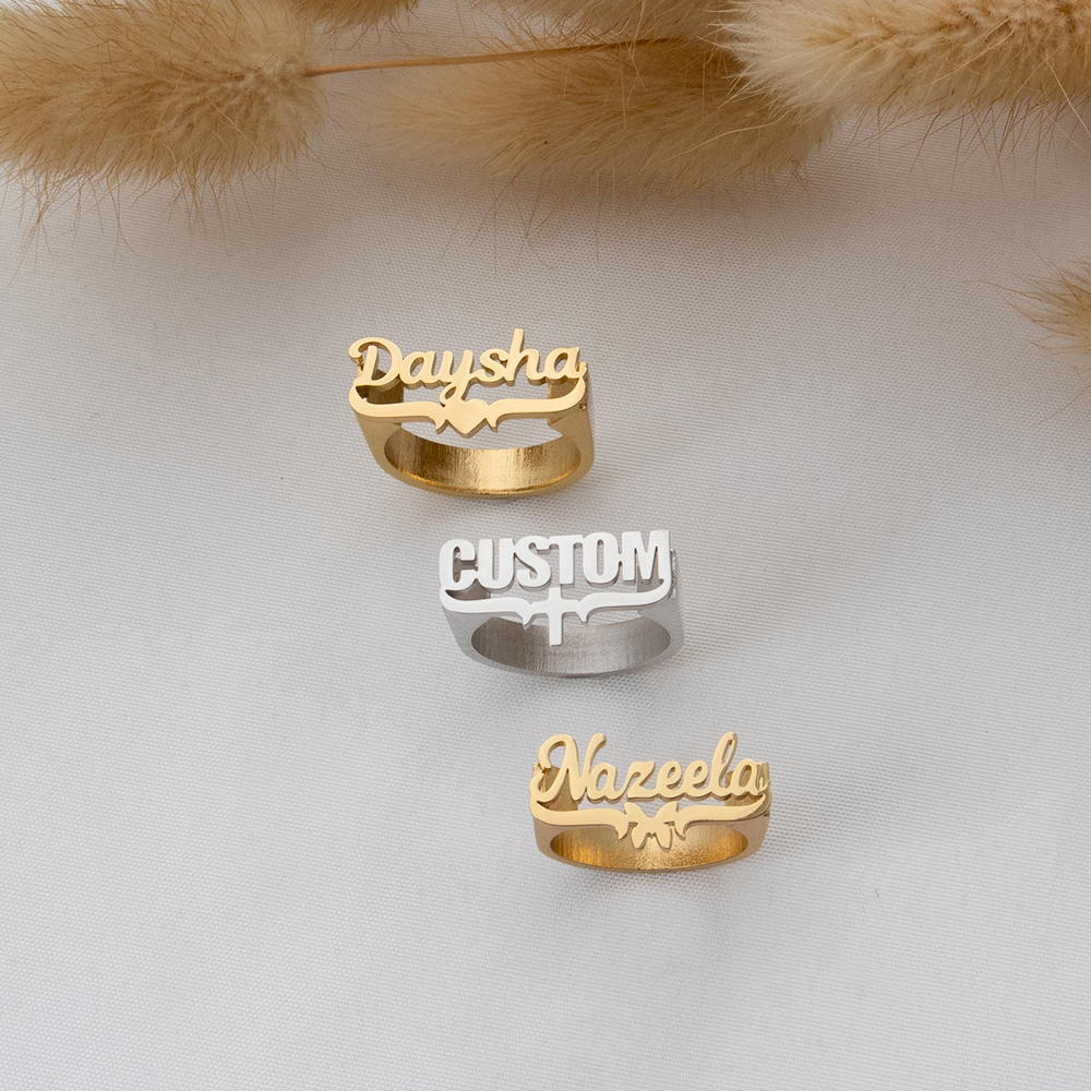 Customized Name Rings, Persona - Initial Ring Custom บทวิจารณ์และราคา