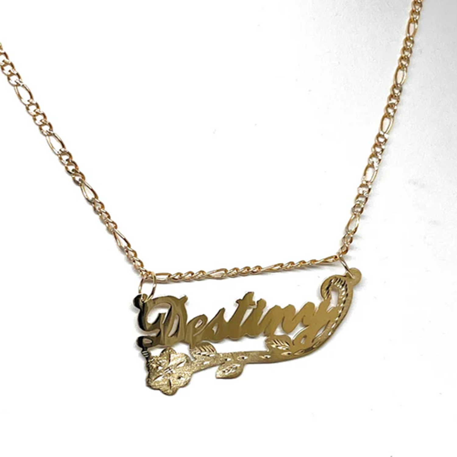 Custom Name Jewelry Retro Styl - Birth Flower Necklace บทวิจารณ์และราคา