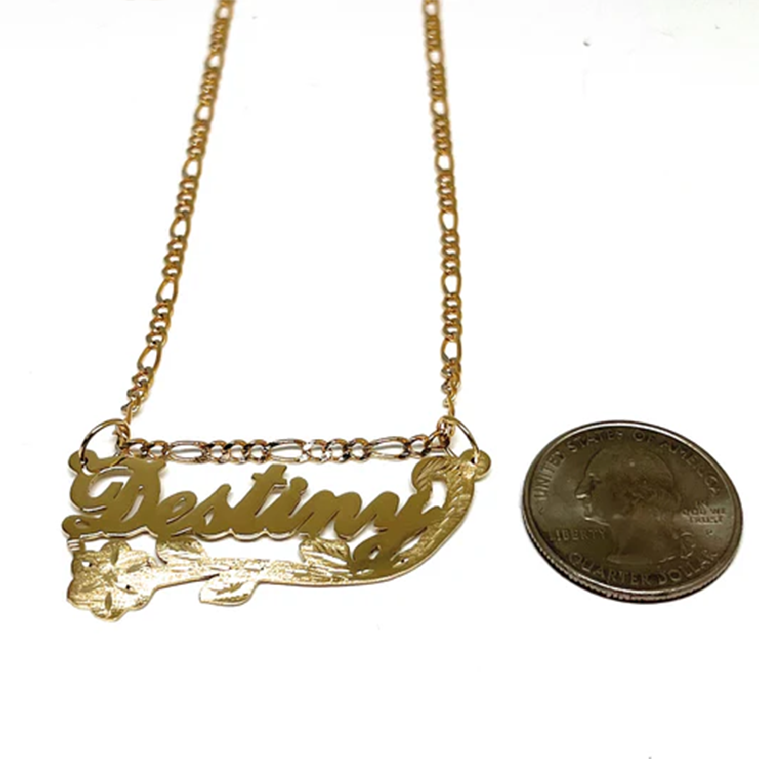 Custom Name Jewelry Retro Styl - Birth Flower Necklace บทวิจารณ์และราคา