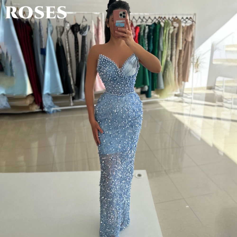 ROSES Sky Blue Glamorous Party - Custom Night Sky บทวิจารณ์และราคา