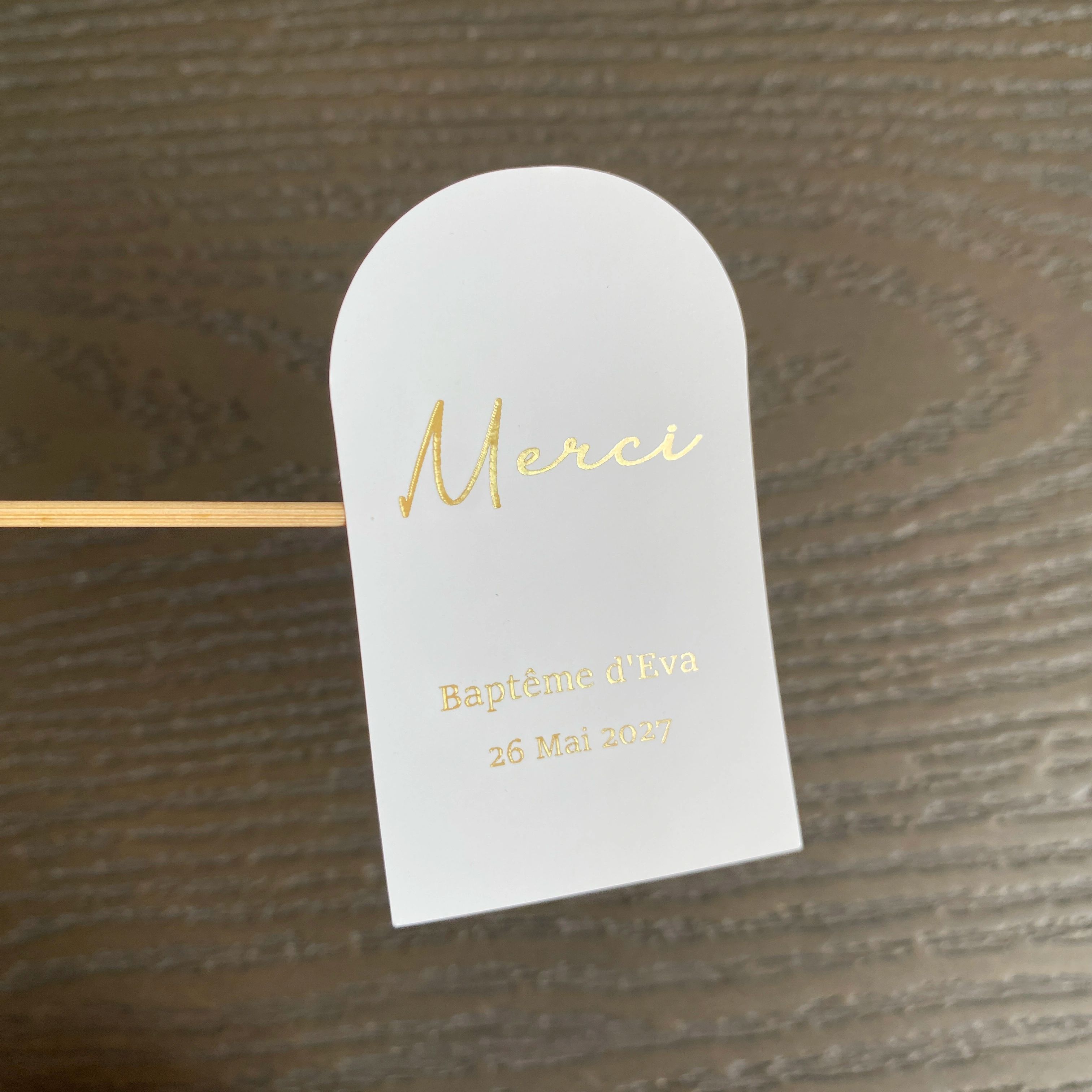 Custom Baptism Candle Merci Th - Personalised Candle Label บทวิจารณ์และราคา
