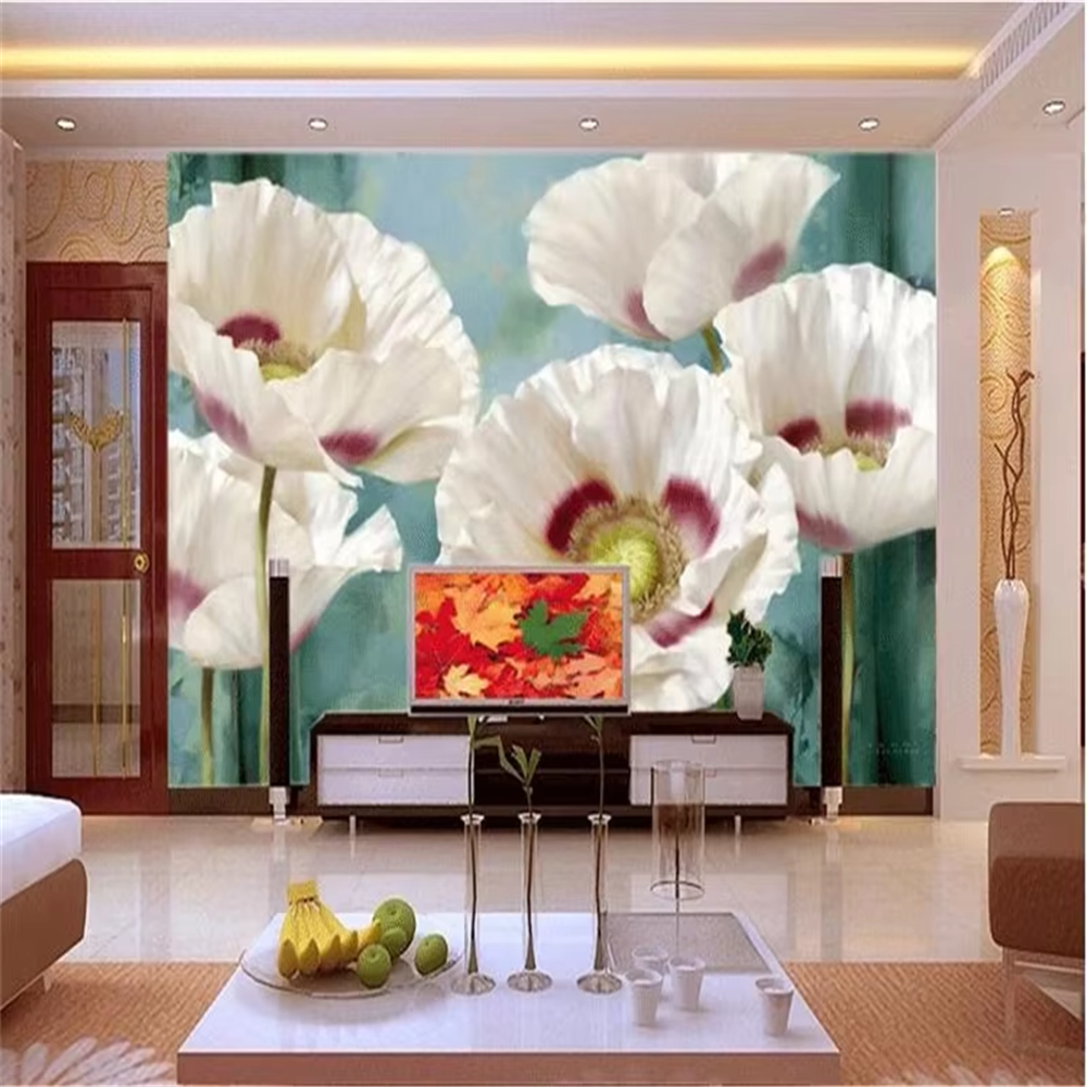 custom White flowers wallpaper - Custom Night Sky บทวิจารณ์และราคา