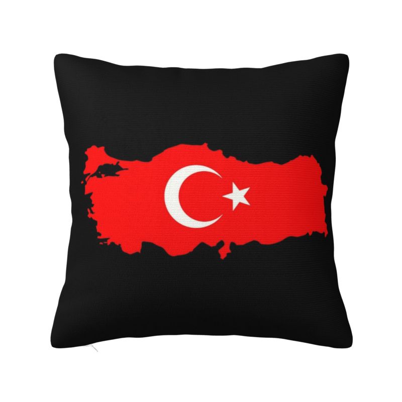 Custom Turkey Flag Map Pillow  - Custom Star Map บทวิจารณ์และราคา