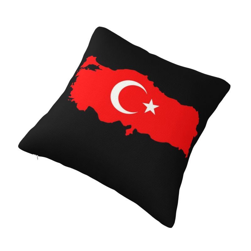 Custom Turkey Flag Map Pillow  - Custom Star Map บทวิจารณ์และราคา