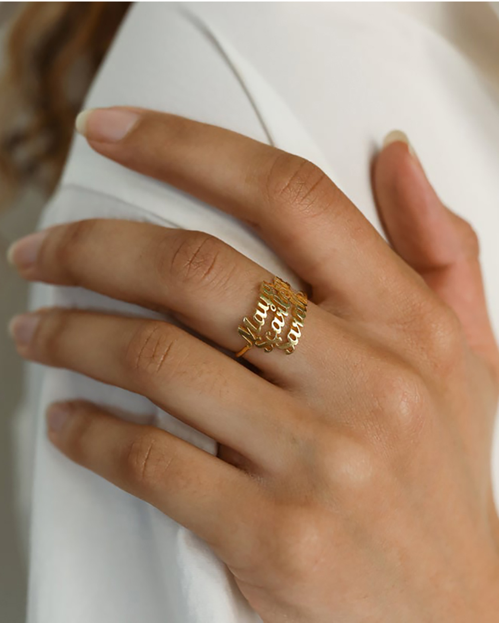 Personalized Custom  Name Ring - Initial Ring Custom บทวิจารณ์และราคา