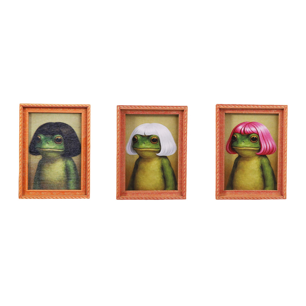 Whimsical Frog Wood Photo Fram - Engraved Wood Frame บทวิจารณ์และราคา