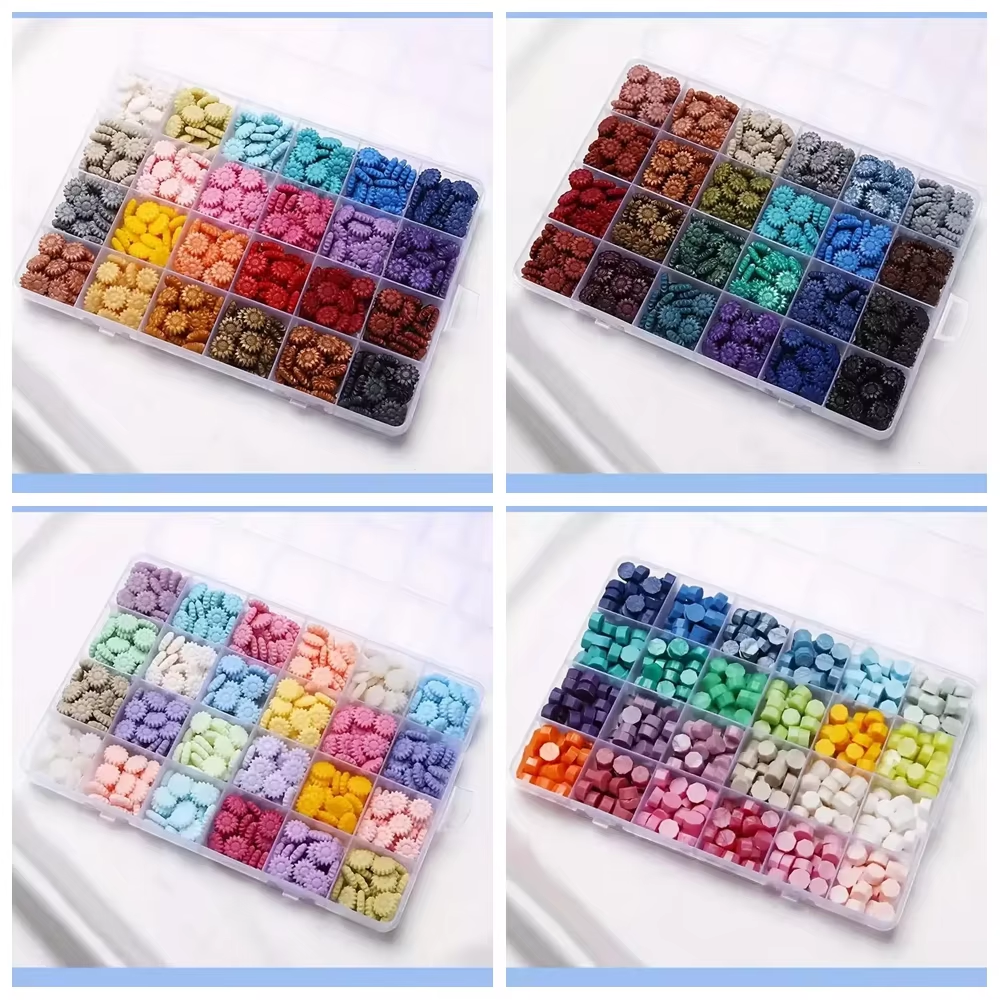 600Pcs Box Sealing Wax Beads,  - Wax Seal Letter Kit บทวิจารณ์และราคา