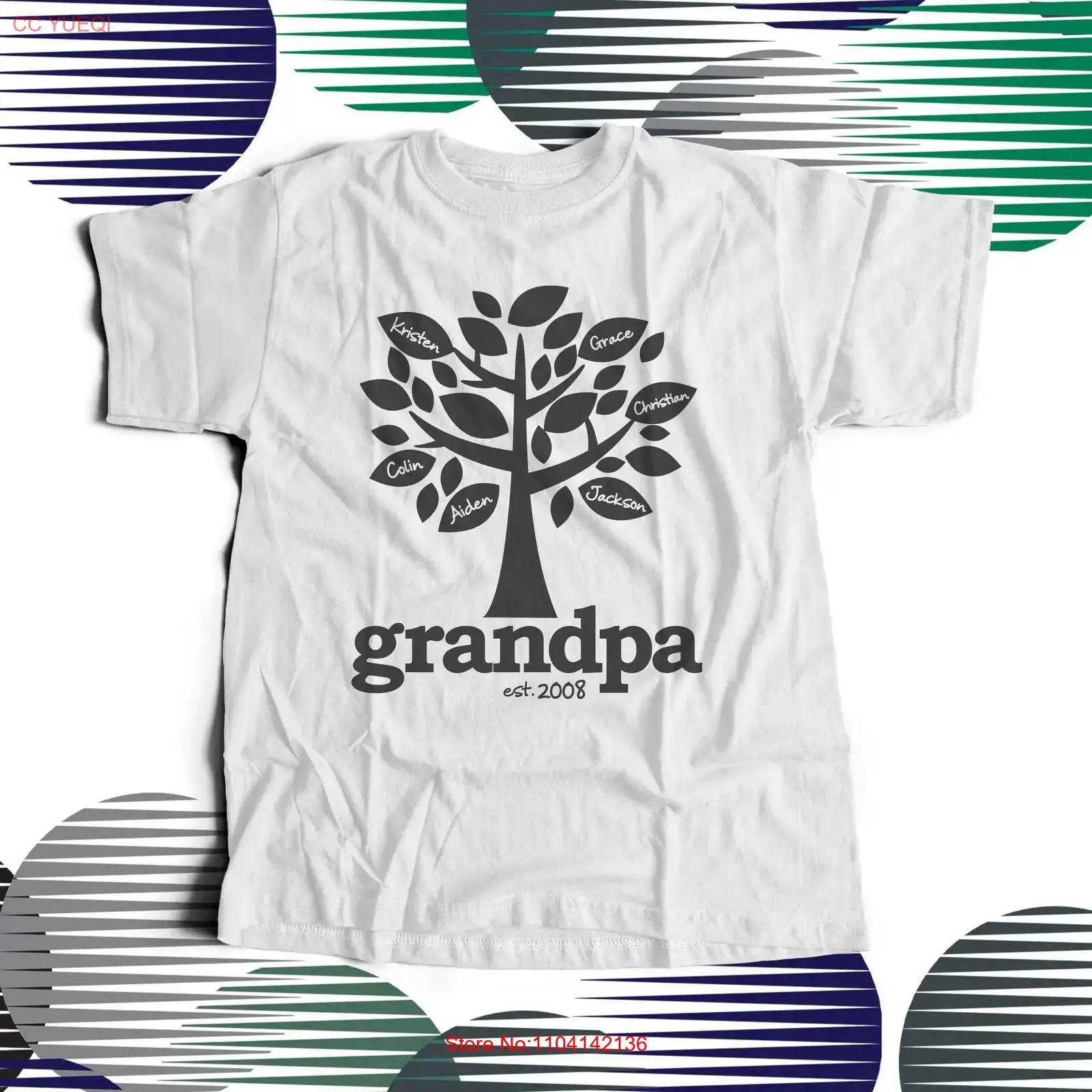 Grandpa shirt family tree esta - Family Tree Print บทวิจารณ์และราคา