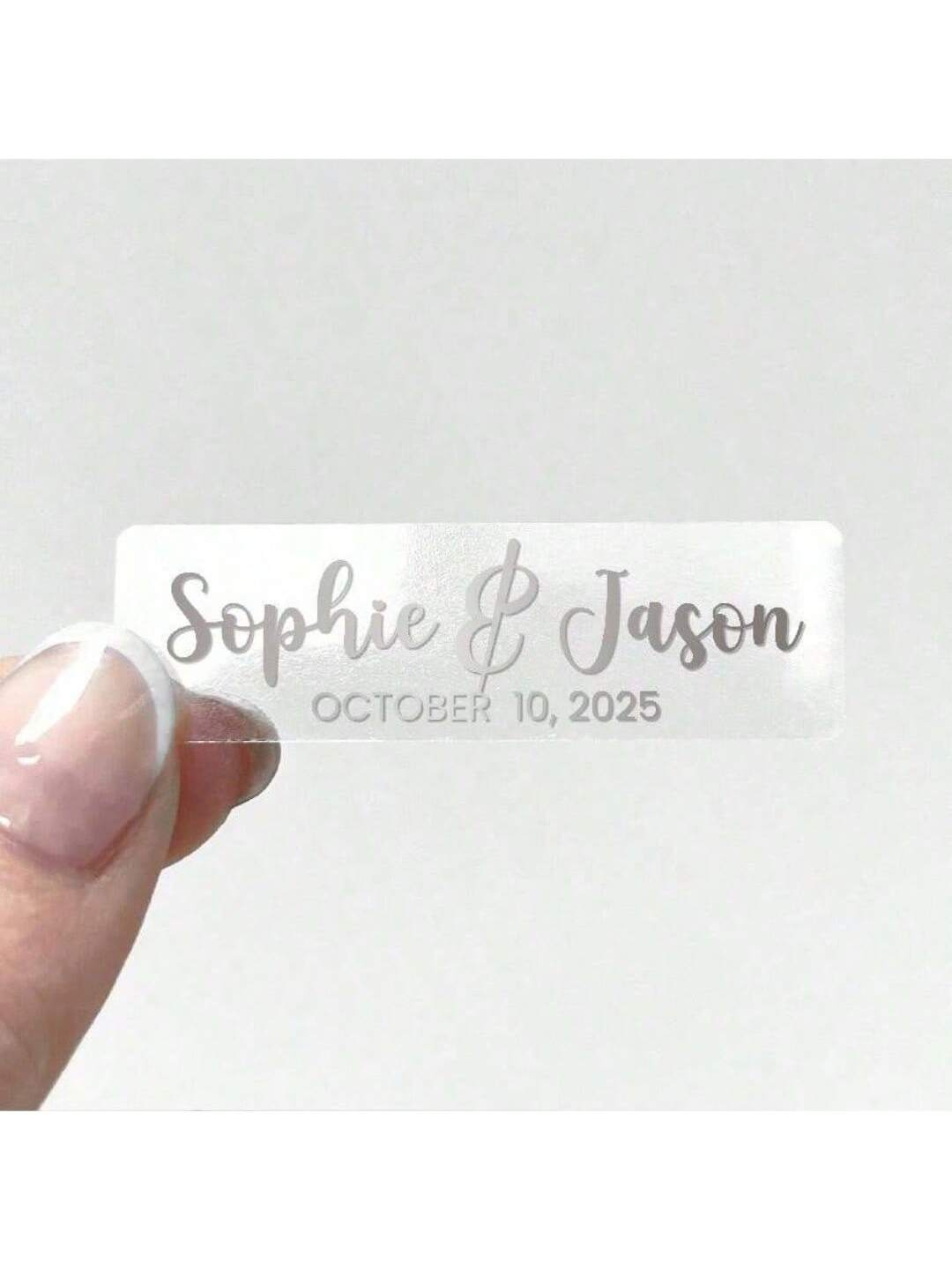 Custom Aluminum Foil Transpare - Personalised Candle Label บทวิจารณ์และราคา