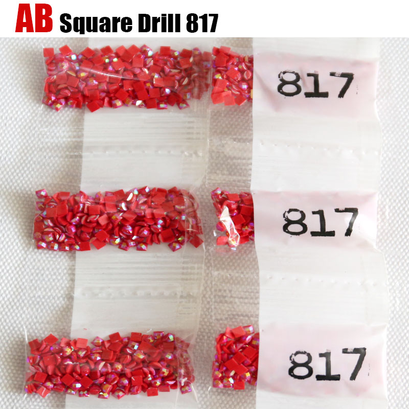 HOMFUN AB Square Drill DIY Dia - Photo Mosaic Print บทวิจารณ์และราคา