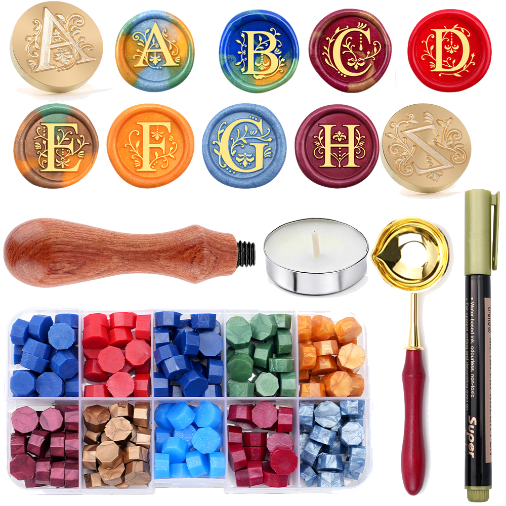 Alphabet Wax Seal Stamp Set -  - Wax Seal Letter Kit บทวิจารณ์และราคา