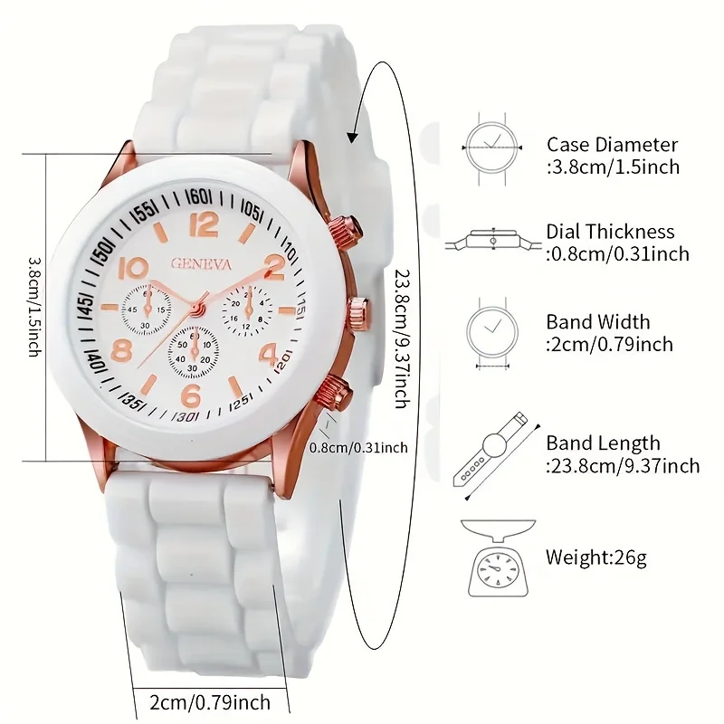 5pcs/Set Chic Women's Quartz W - Coordinates Bracelet บทวิจารณ์และราคา
