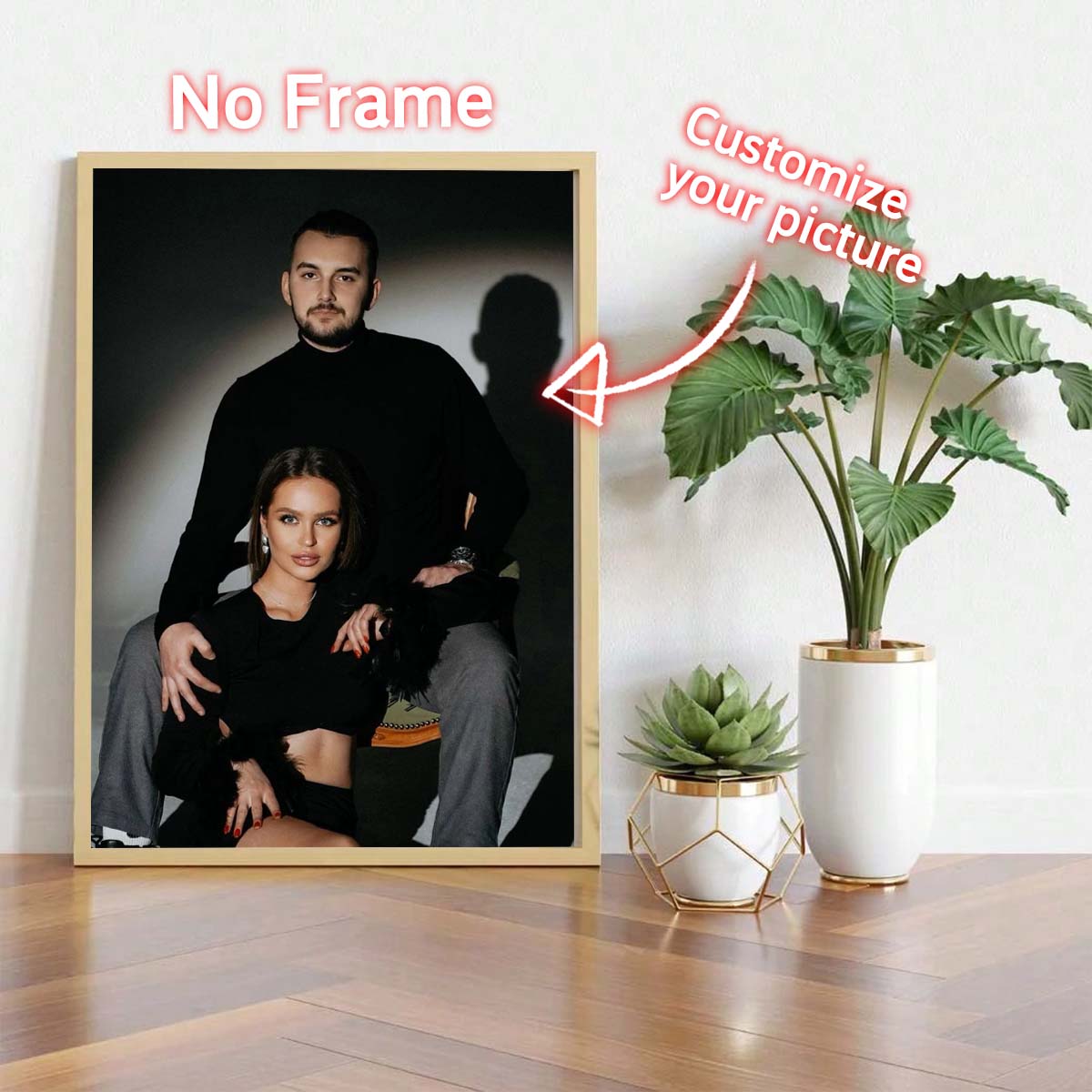 Custom Print Canvas Painting F - Pet Portrait Custom บทวิจารณ์และราคา