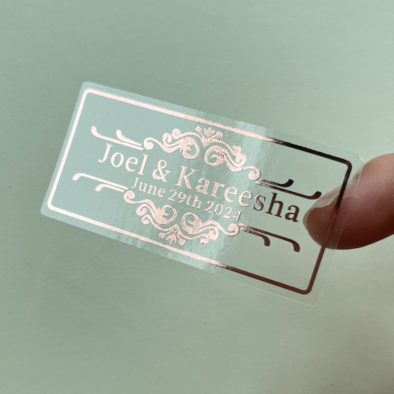 Personalized Real Silver Foil  - Personalised Candle Label บทวิจารณ์และราคา