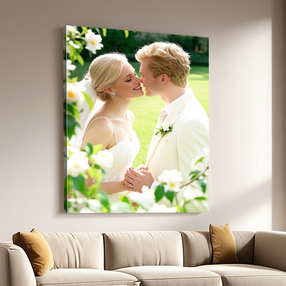 1 Pc Custom Photos with DIY Wo - Engraved Wood Frame บทวิจารณ์และราคา