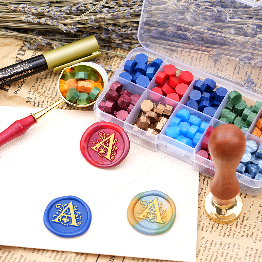 A-Z letter Wax Seal Stamp Kit  - Wax Seal Letter Kit บทวิจารณ์และราคา