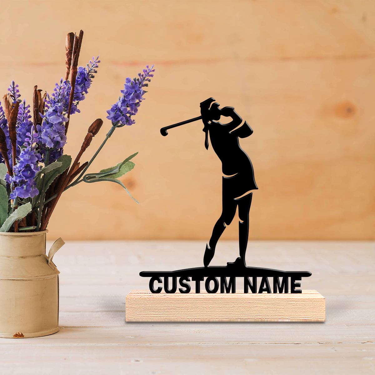 1pc Personalized Custom Golf M - Engraved Wood Frame บทวิจารณ์และราคา