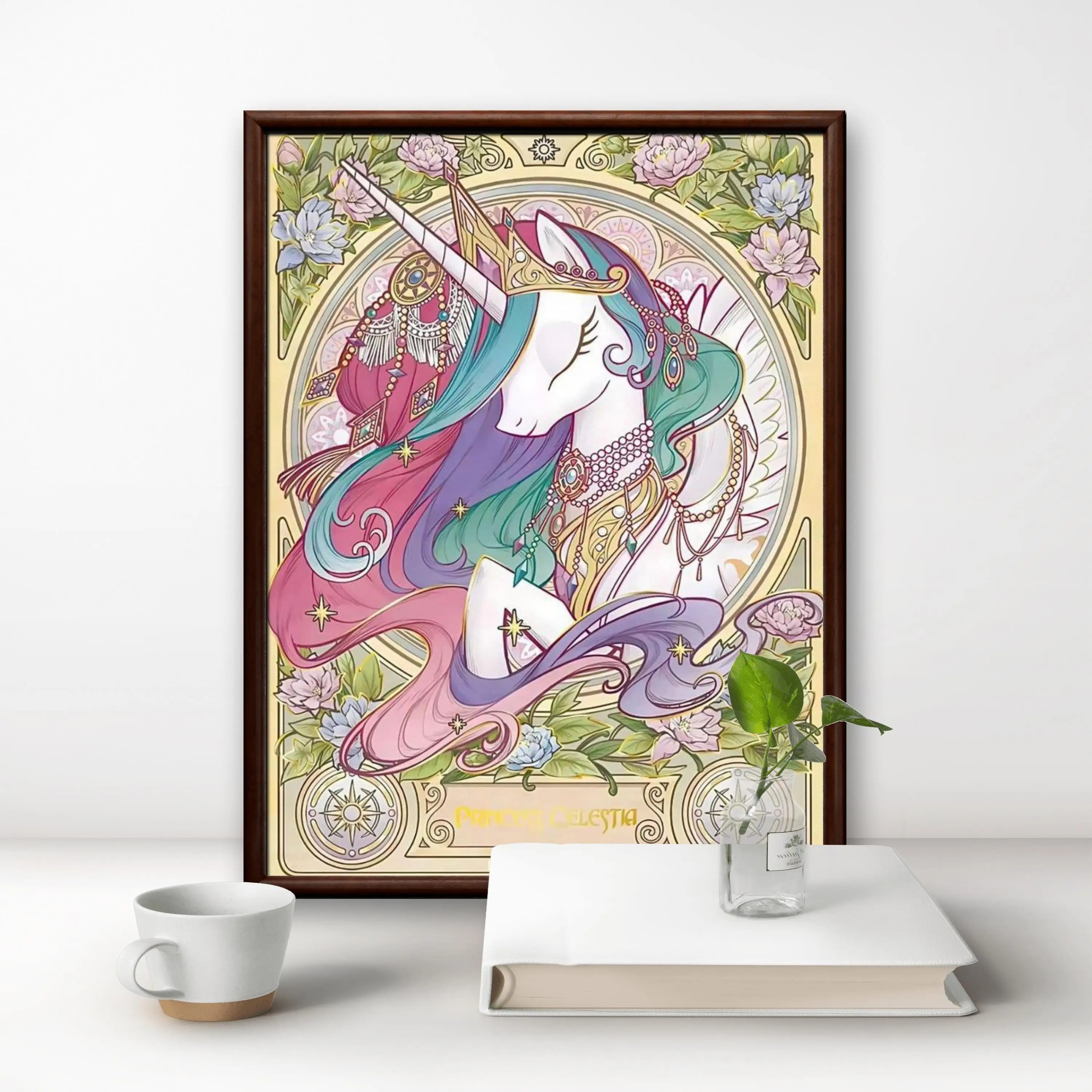 Mucha style My Little Pony 5D  - Photo Mosaic Print บทวิจารณ์และราคา