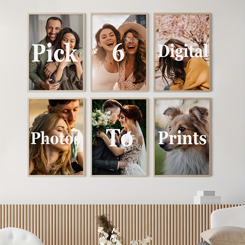 6pcs/set Custom Canvas Prints  - Pet Portrait Custom บทวิจารณ์และราคา