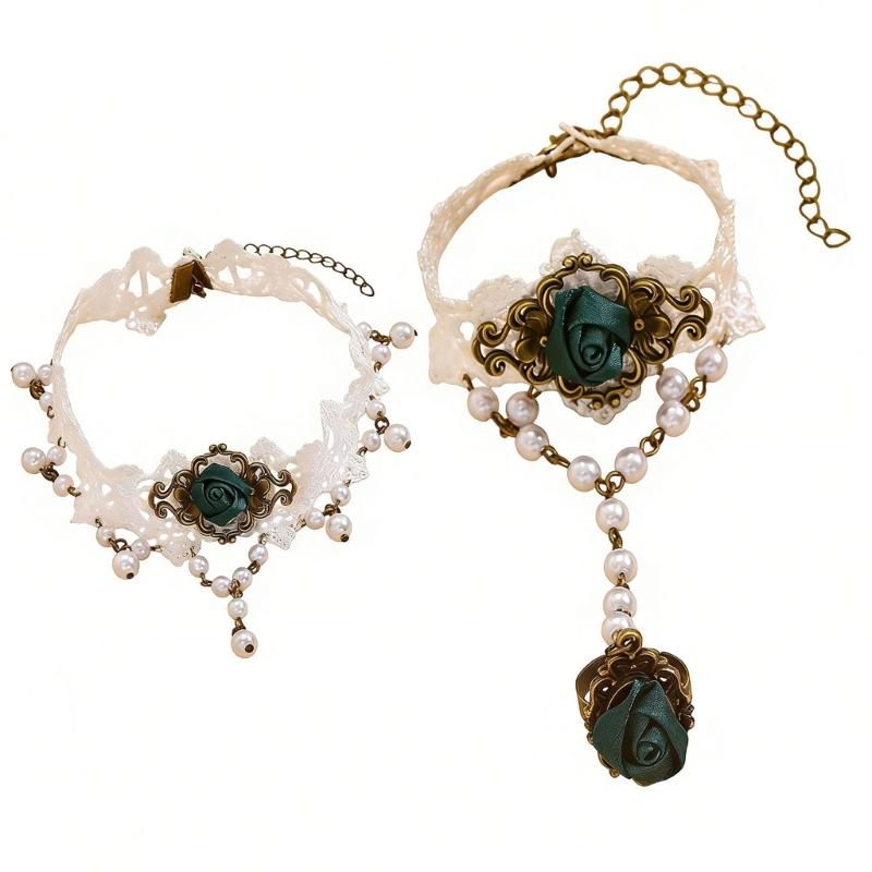 J78F Lace Necklace And Coordin - Coordinates Bracelet บทวิจารณ์และราคา