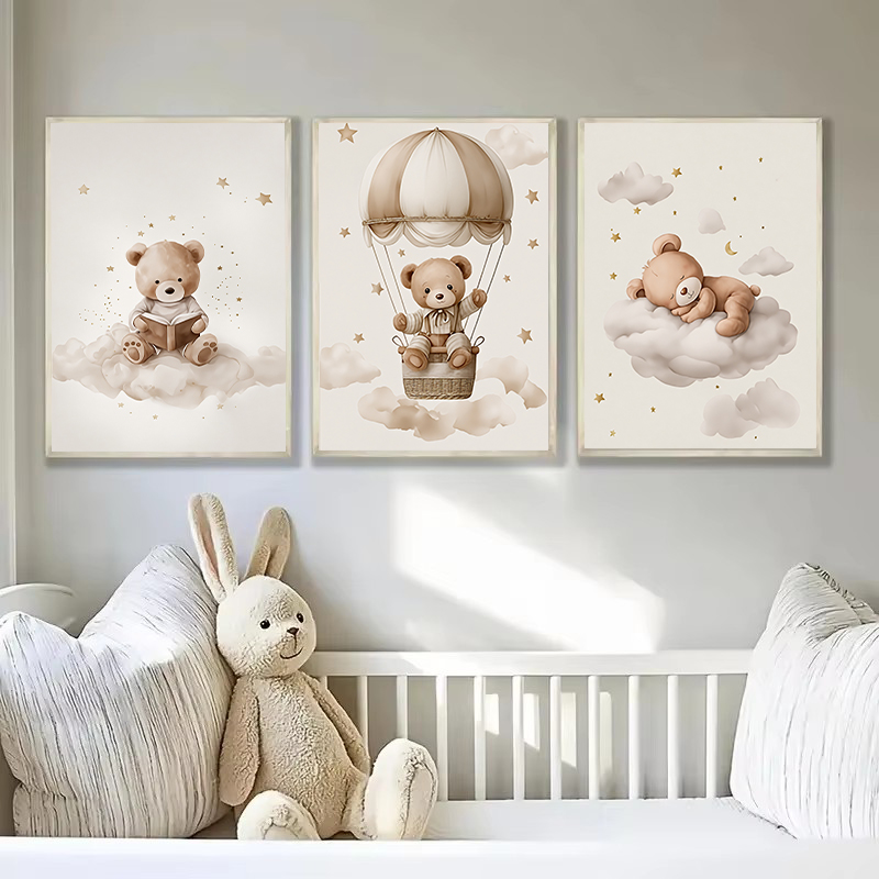 3pcs/set Bohemian Teddy Bear A - Personalized Name Box บทวิจารณ์และราคา