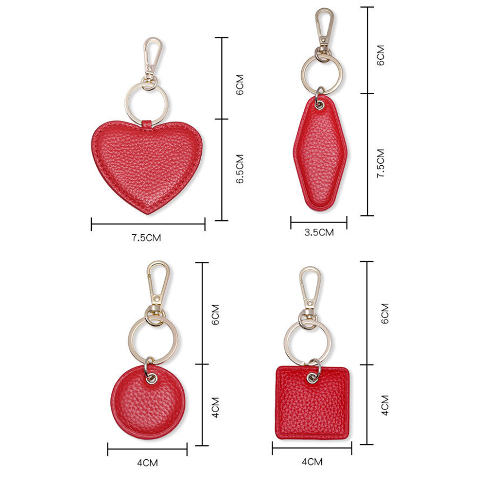 Custom Letters Leather Keychai - Monogram Keychain Leather บทวิจารณ์และราคา